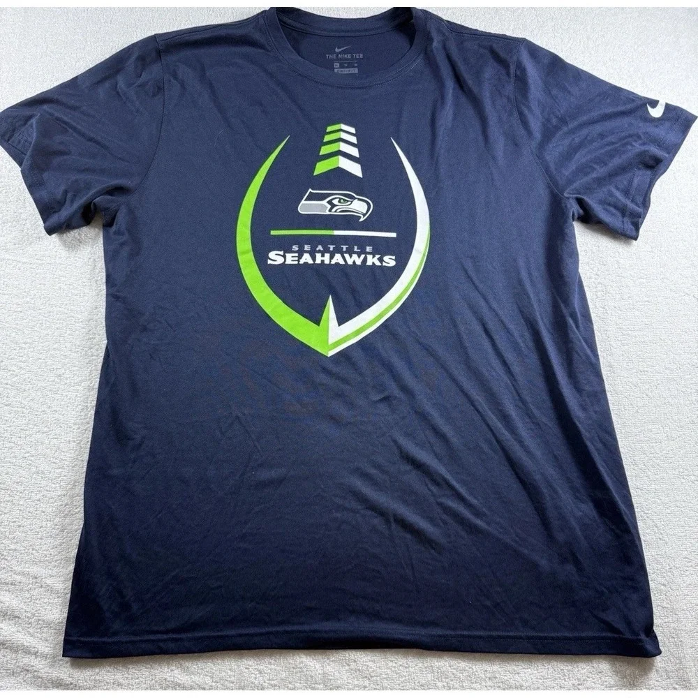 Seattle Seahawks Nike Dri-Fit Football‎ Team Icon Size Large XL Shirt